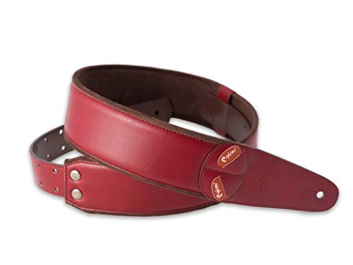 RightOn! MOJO Charm Red Guitar/Bass Strap