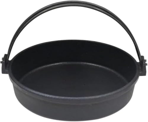 SLLS すき焼き鍋 南部鉄器 黒焼付 ツル付 直火対応 鉄製 丈夫 長持ち 家庭用 調理器具