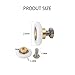 Helonge Shower Door Rollers, 4 Pcs 23mm Shower Door Rollers Runners Wheels Replacement