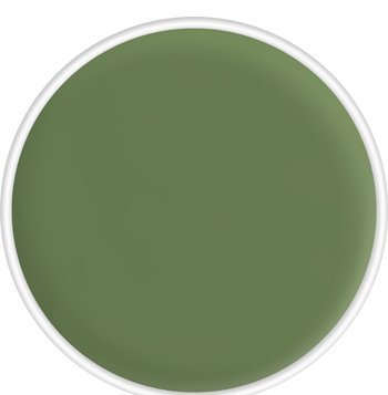 Kryolan Dermacolor Camouflage Cream Refill- 4gm ALL SHADES {Cover Tattoos /Birthmark / Vitiligo Scar Makeup} Concealer (DREDB (GREEN SHADE))