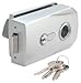 CRL PTH310A Clear Anodized Glass Mount Lever Lock for Metal Frame Doors