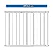 reer Türgitter und Treppenschutzgitter | Baukasten zum Selbstbauen | zum Schrauben | ausziehbar 63-103,5 cm | weiß