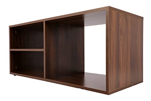 Image of Engineered Wood Coffee Table Walnut Finish (Columbian Walnut)