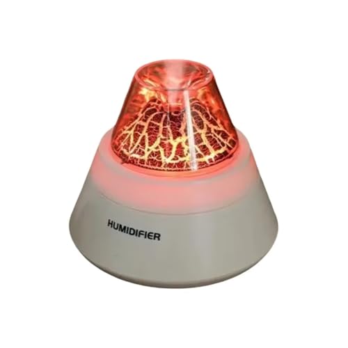 Jnchdghwa Difusor de Fragancia Volcánica, Humidificador Ultrasónico, Difusor de Aroma con Llama para el Hogar, Luz LED, Difusor de Aceites Esenciales, Regalo.