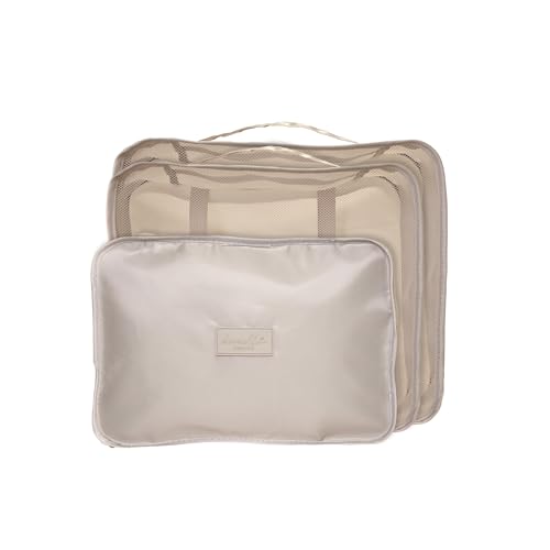 Cubes de rangement de voyage Danielle Creations avec filet pour compartimenter la valise