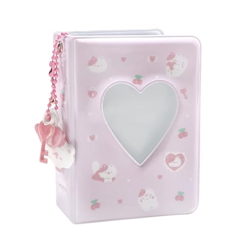 Image of Photocard Binder, Photo Book, Mini Photo Album, Heart-Shaped Mini Binder, Perfect for Collecting Photocards and Keepsakes