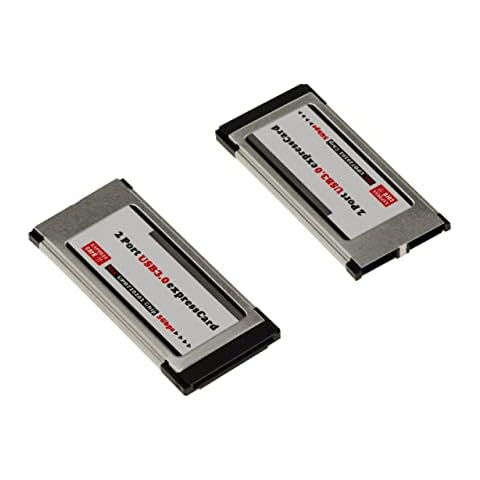 Tarjeta ExpressCard 34 mm a USB 3.0 con 2 puertos SuperSpeed 5G Cover