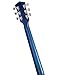 KGD Relic SG Sunburst Guitar,Mahogany Body and Neck,Rosewood Fingerboard,Bone Nut,6-String Relic Heavy Metal Guitar,Professional/Electric Guitars for Adults (Blue)