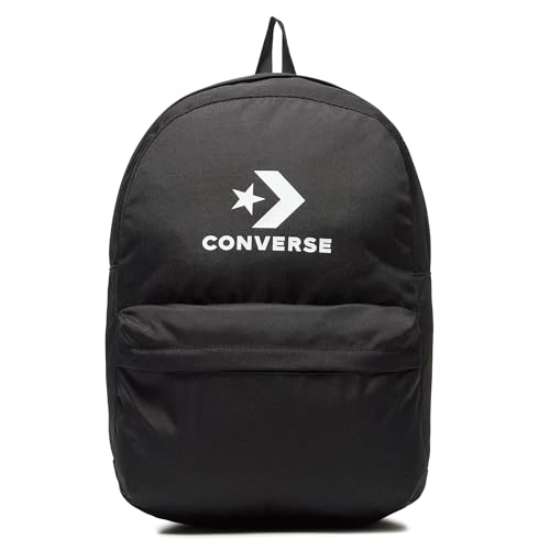 Converse Mochila Speed Large Logo Negro Código 10025485 A04, blanco y negro, Talla única