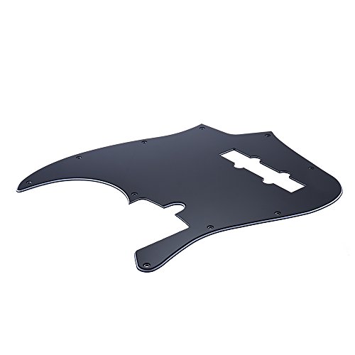KKmoon 10 furos JB Bass Pickguard Pick Guards Scratch Plate para baixo Jazz padrão para construção e