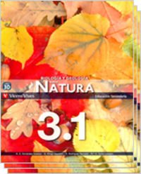 Nuevo Natura 3 Libro 1 2 3 y Separata Valencia Tercero Secundaria