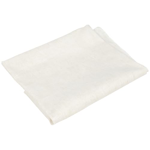 Hoement Tessuto in Lino Bianco Per Paralumi Fai Da Te, Materiale Artigianale Per Coperture Di Lampade Da Scrivania e Domestiche