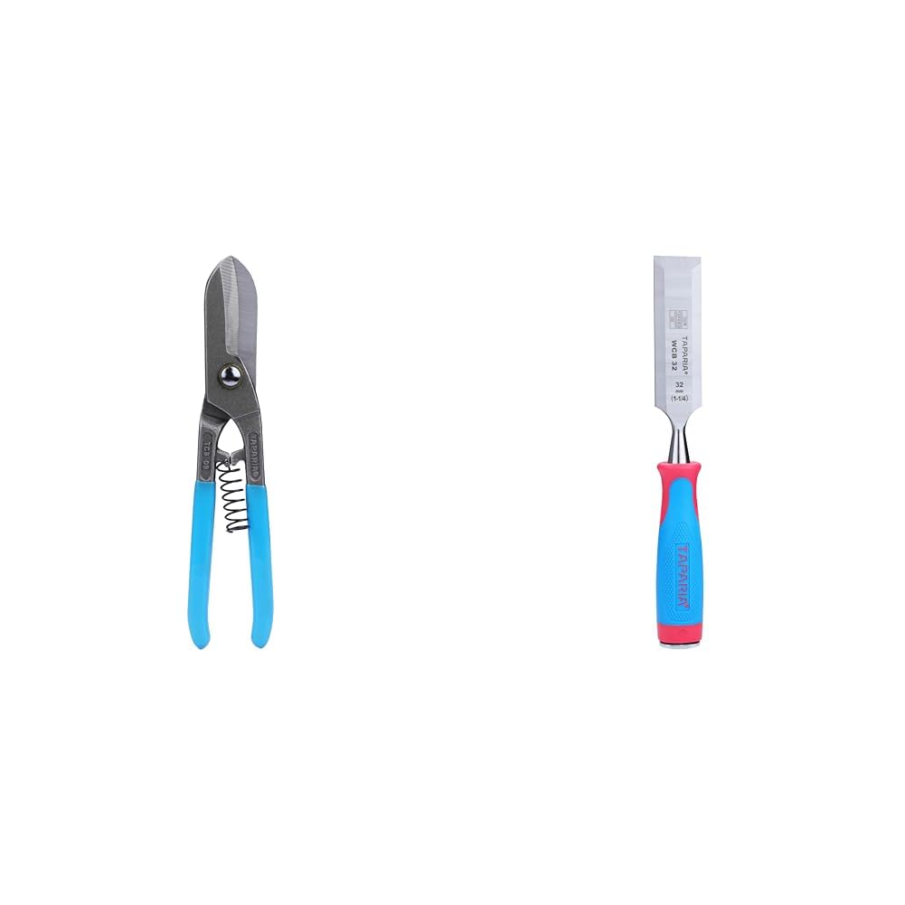 TCS08 Tin Cutters with Spring(Blue and Silver)