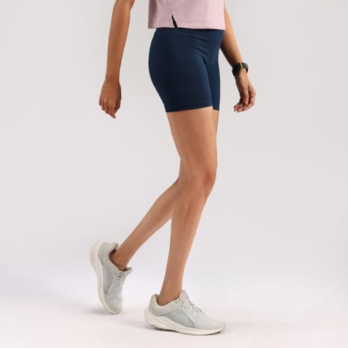 Image of BlissClub Ultimate Shorties Lite | Gym Shorts for Women Workout, Sports Shorts, Swim Shorts and Shapewear for Tummy | High Waist and Back Pocket