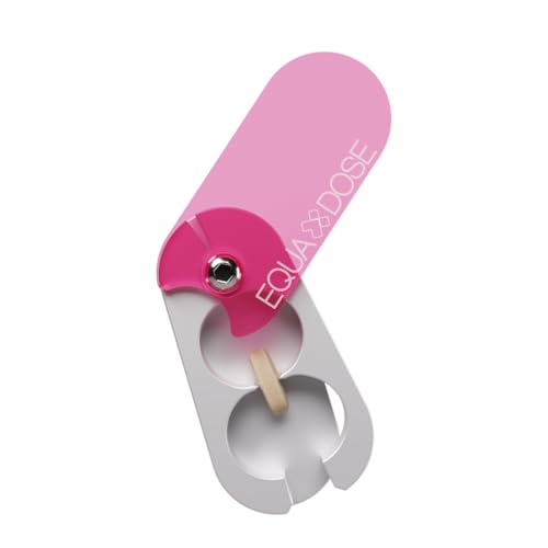 Image of EQUADOSE Pill Splitter with Premium and Durable Aluminum Blades, Pink | Safely and Cleanly Cuts Small and Large Tablets, Vitamins, and Pills, Tablet Divider for Accurate Medication Dosing