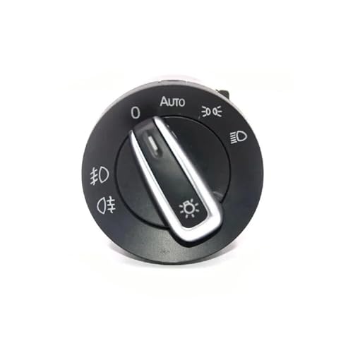 Interruptor de faro cromado para Golf MK6 Estate 2009-2013 mando de luces 5ND941431B