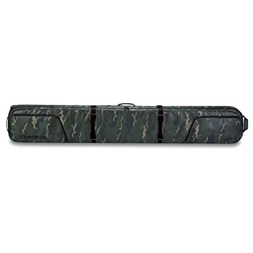 Dakine Boundary Roller 185 Wheeled Ski Bag 2021 - Olive Ashcroft Coated