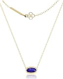 AICase 18K Gold Plated Pendant Necklace for Women,Fashion Jewelry,Anniversary Birthday Gifts for Women/MoM/Sister/Friends/Her/Wife/Grandma/Coworker Mother's Day gifts for MoM_Blue