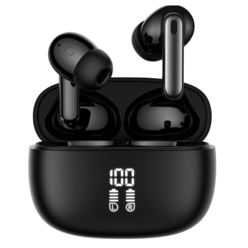 Cyberix Noise Cancelling Wireless Earbuds, 45dB ANC, 6-Mic ENC Calls - image 1