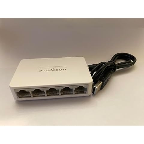 DualComm Mini 5-Port Ethernet LAN Switch Cover