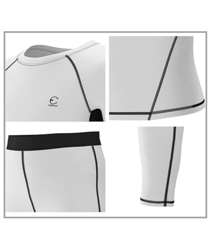 Boys Compression Pants and Youth Athletic Shirts Set 3 or 4 Piece Base Layer Gear for Kids Sports, Football, Soccer - Image 6