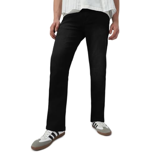 Image of Neostreak Men's Washed Bootcut Jeans Stretchable