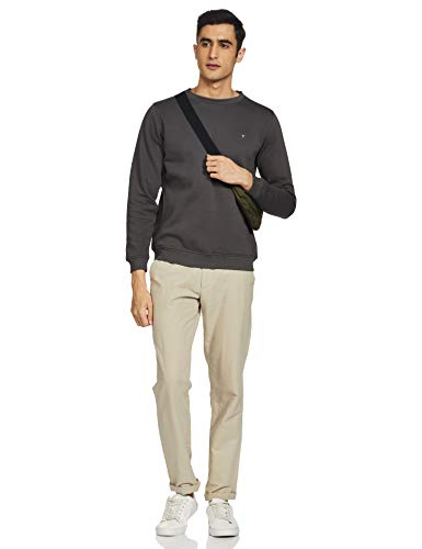 Image of Van Heusen Men Round Neck Cotton Sweatshirt