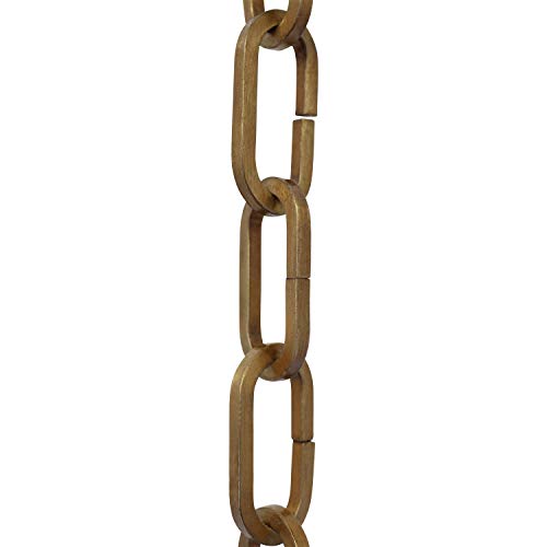 Image of RCH Hardware CH-I-49M-AB Iron Chandelier Chain, Antique Brass (1 Foot)