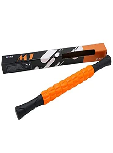 ZCM HAPPY Muscle Massage Stick Roller (Orange/Black)