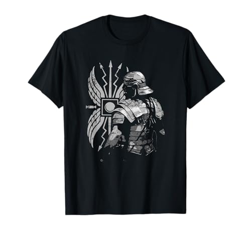 Soldado Romano Armadura Escutum Gálico Imperial Roma Antigua Camiseta