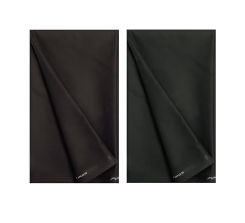 Image of Abhi Fashion Men's Cotton Formal Unstitched Combo Trouser Fabric For Men (Pack Of 2)