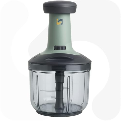 Image of SHAYONAM Chopper for Kitchen Use 190 ML, Push Chopper with 1 Blades (220ML)