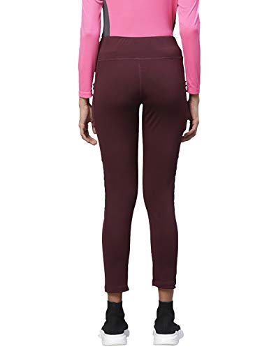 Image of CHKOKKO Women's High Rise Regular Fit Polyester Blend Sports Leggings (JSSTIGHT)