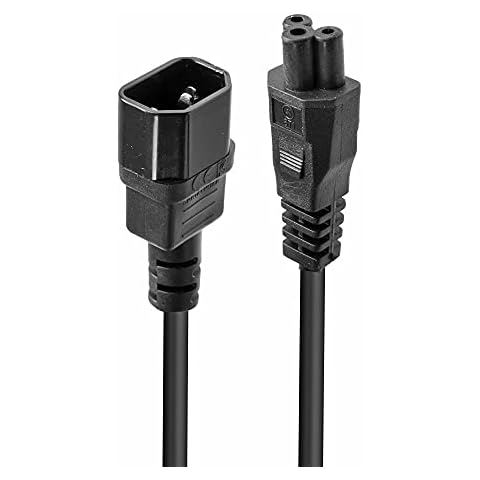 LINDY 1m IEC C14 to IEC C5 Cloverleaf Extension Cable Cover