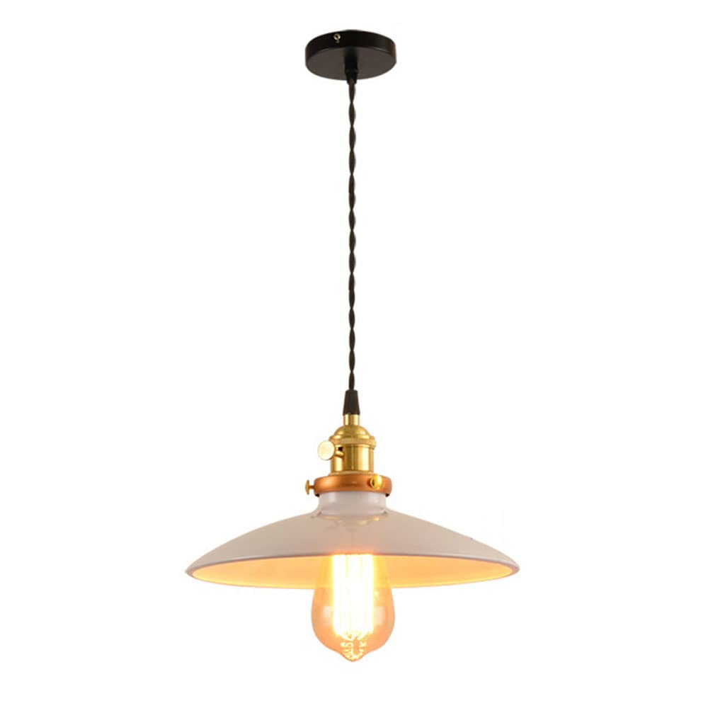 SYAXVOM Nordic Style Flush Mount Ceiling Pendant Light Chandelier for Living Room, Bedroom, Dining - Dark Finish(White)