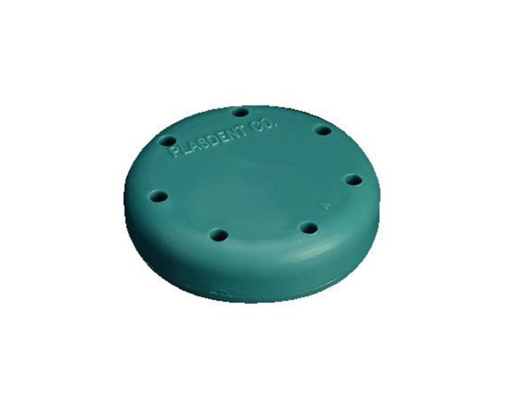 400BSS-4PS Magnetic Dental Bur Block 7-Hole Small Round Seagreen