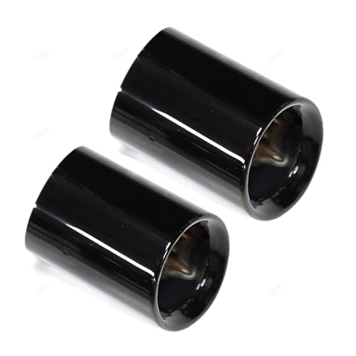 Embout silencieux d'échappement noir pour BMW X3 G01 et X4 G02 2019-2022 en acier inoxydable
