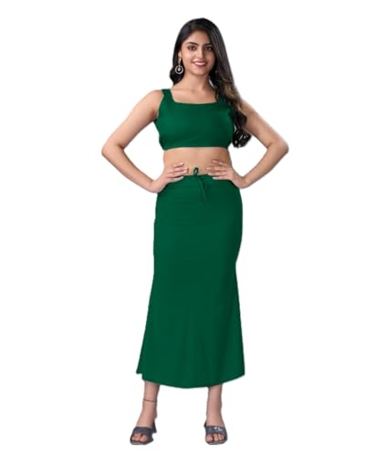 Image of LADLA FASHION] Women's Saree Shapewear - Mermaid Cut Saree Shaper Petticoat with Side Slit,