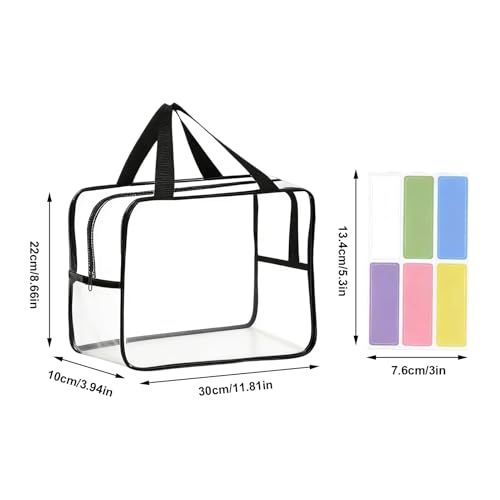 Bolsas de almacenamiento de juguetes de 6 piezas con cremallera para libros 3