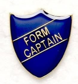FORM CAPTAIN SHIELD BADGE BLUE SB016B