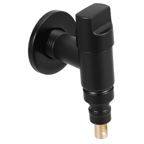 Lurrose Modernes Absperrventil Mattschwarz