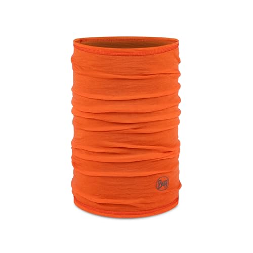 BUFF®| Schlauchschal Merino Lightweight Männlich Weiblich Erwachsene Multifunktionaler Schal aus 100% Merinowolle, Wandern, Outdoor, Nachhaltig, Leicht, Schlanke Passform, Einheitsgröße, Rouge