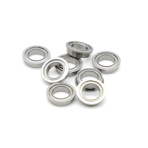 Mini rodamientos con brida MF148zz 8x14x4mm para maquetismo y reparación de ejes
