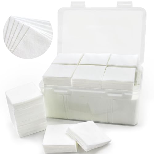 Thick Gun Cleaning Patches in Storage Box - Lint Free, Highly Absorbent 2