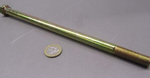 Grade 8 Zinc Yellow Steel Bolts RH PT 1/2"-20 x 10.00 Length