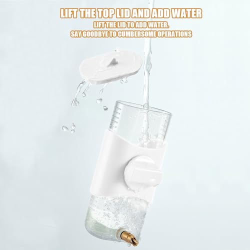 Automatic Bird Water Dispenser, 280ML Bird Parrot Water Feeder Bird Cage Water Drinkers Bird Water Bowl Bottle Cage Accessories for Parrot Budgie Lovebirds Cockatiel Parakeet - Image 6