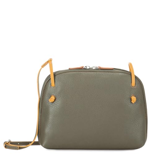 mywalit Rio Small Zip Top Handbag - Leather, Adjustable Strap, Slip Pockets, Zip Pocket, Fits a Kindle