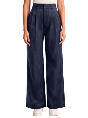 Image of NIMIN High Waisted Work Pants for Women Business Casual Outfits 2026 Office Dress Pants Trousers with Pockets