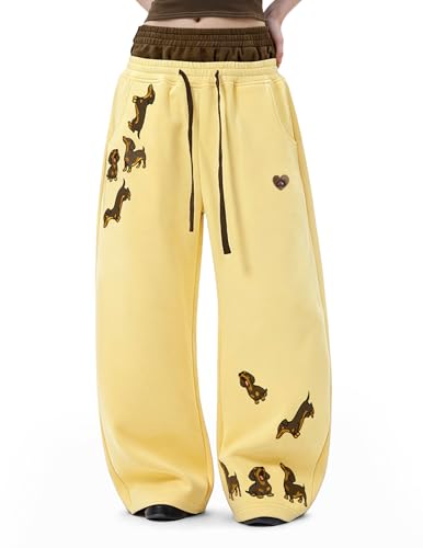 Amazon.com: Aelfric Eden Dachshund Baggy Sweatpants Double Waist