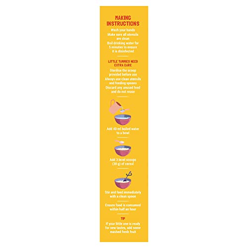 Image of SLURRP FARM No Added Sugar Instant Cereal | Ragi, Rice and Mango with Milk, 200 Grams (Pack of 3)